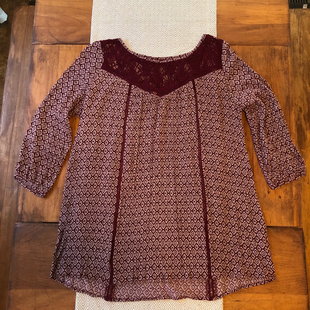 Fall transition blouse